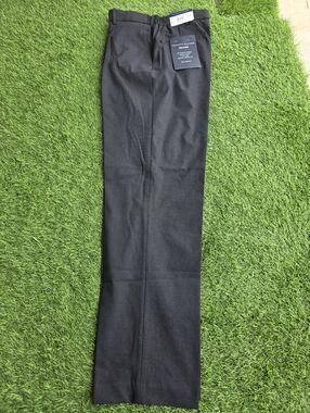 Tommy Hilfiger Mens Dress Pants 32x30 Charcoal Wrinkle Free Career NWT $95